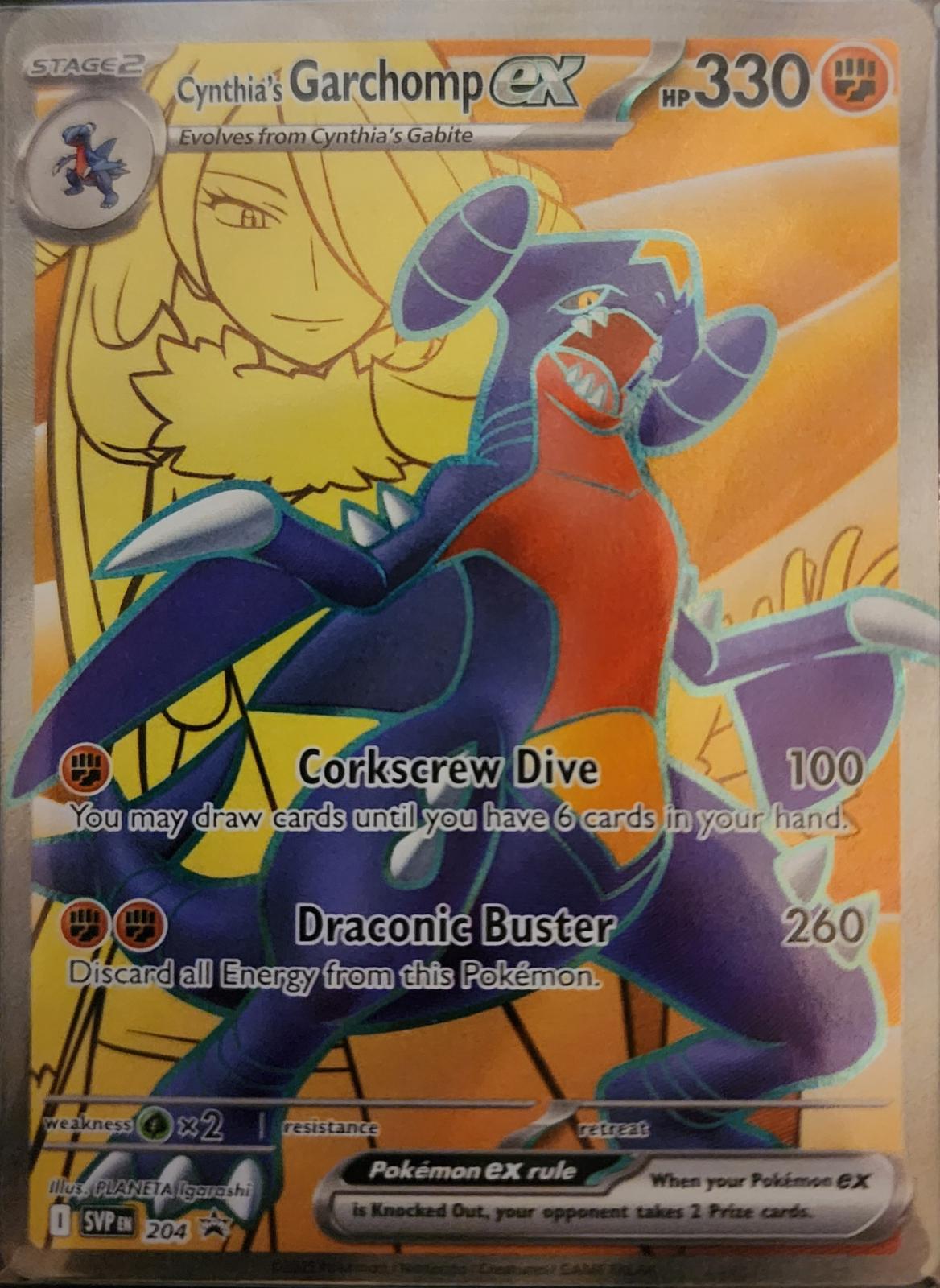Cynthia's Garchomp ex - Promo