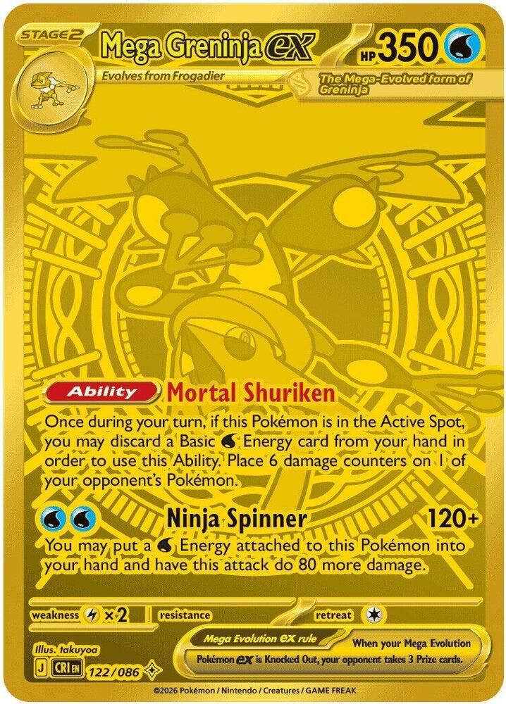 Mega Greninja ex - Chaos Rising