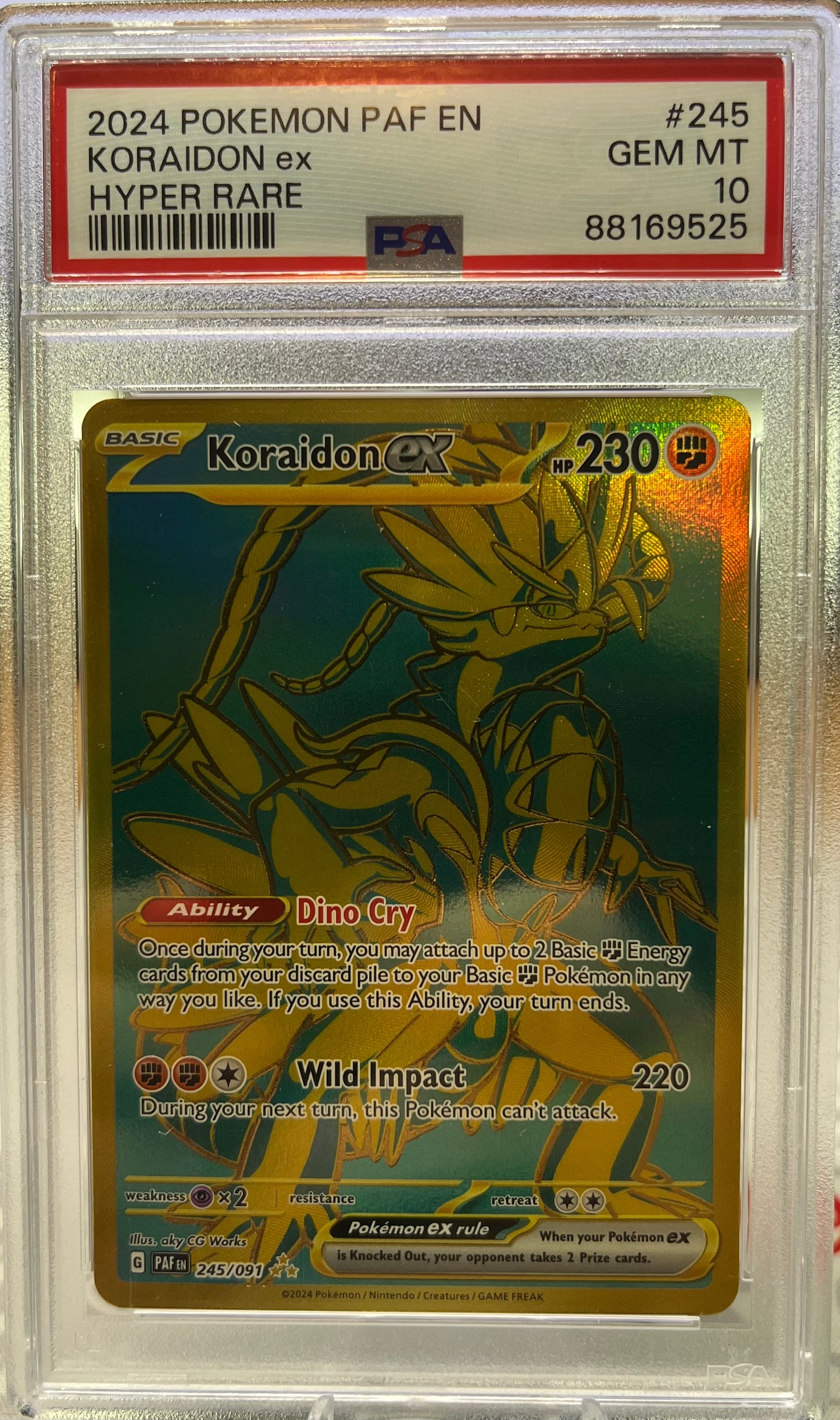 Koraidon ex - PSA 10
