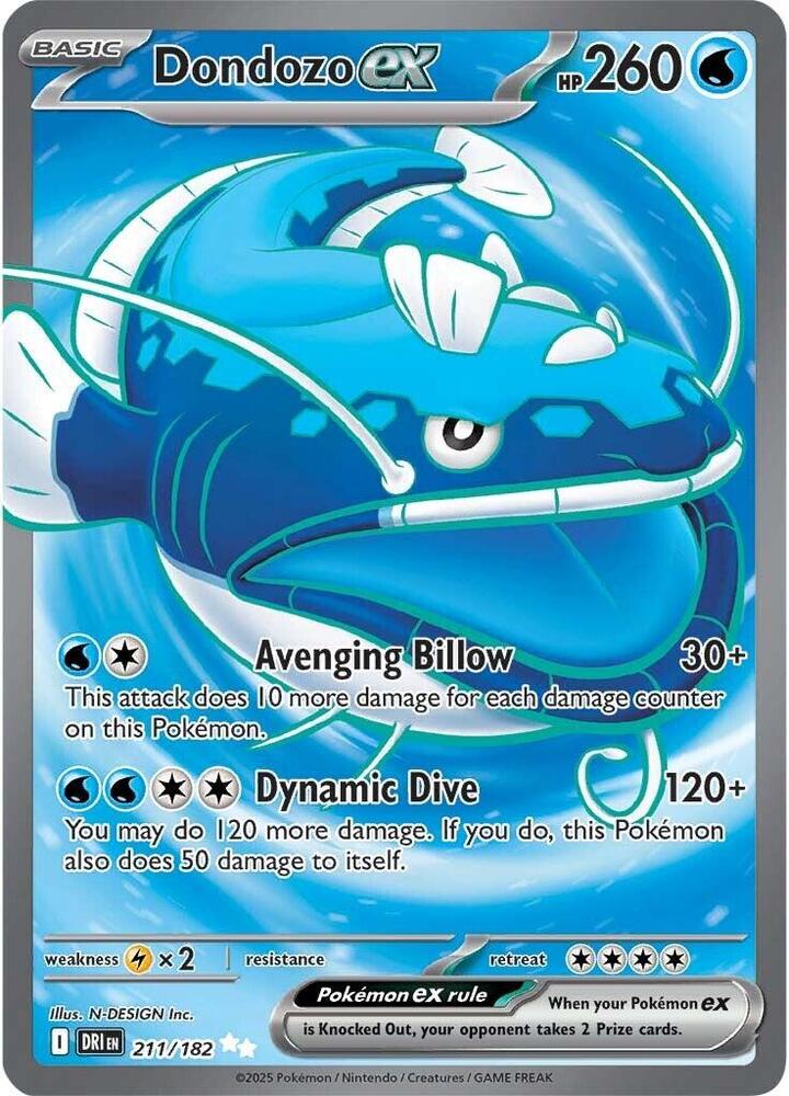 Dondozo ex - Destined Rivals