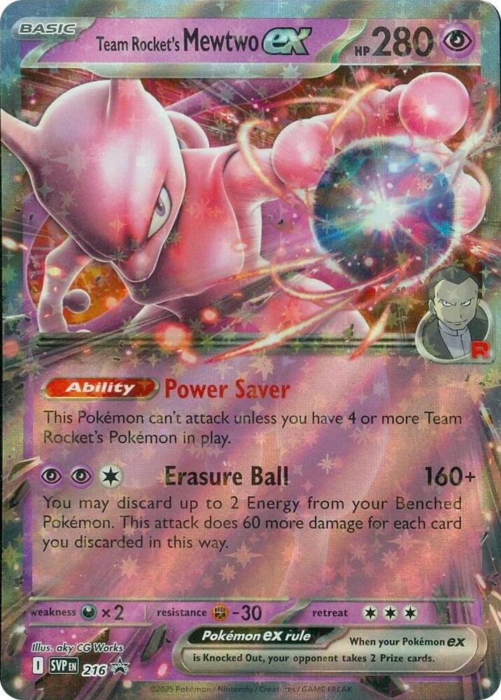 Team Rocket's Mewtwo ex - Promo