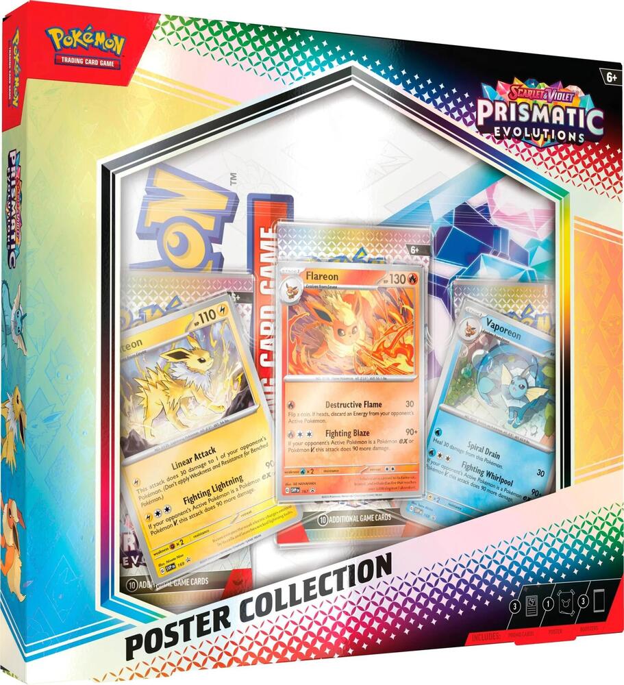 Prismatic Evolutions Poster Collection CJ's Card Shop Prismatic Evolutions Poster Collection CJ's Card Shop
