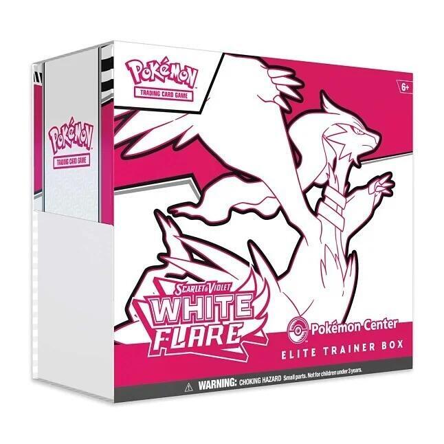 White Flare *Pokemon Center* Elite Trainer Box