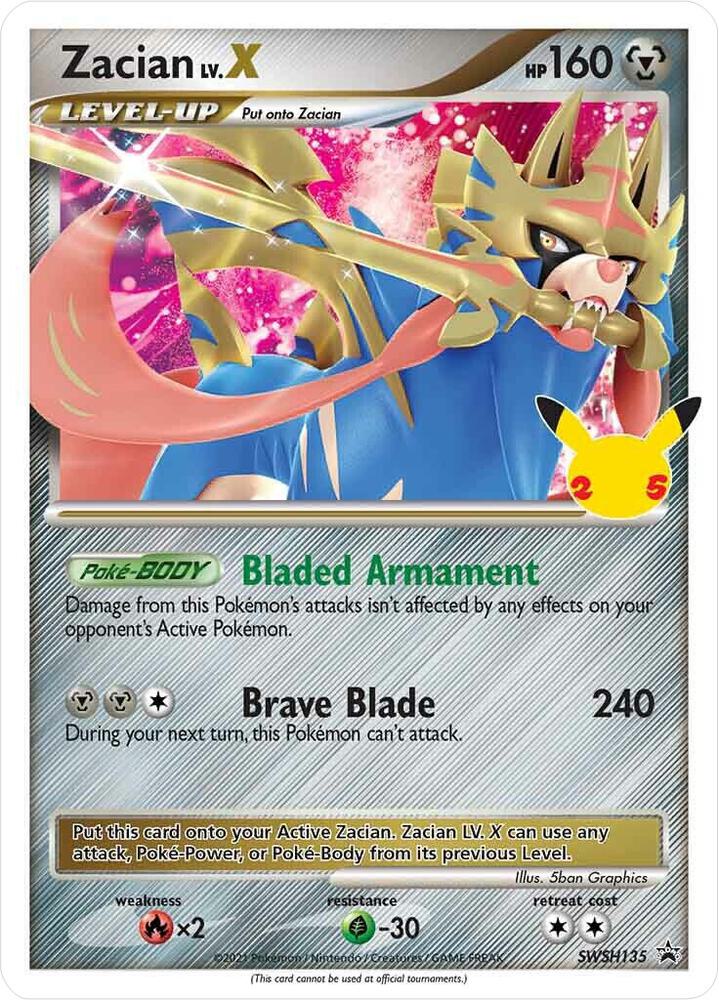 Zacian LV. X - Sword & Shield Promo