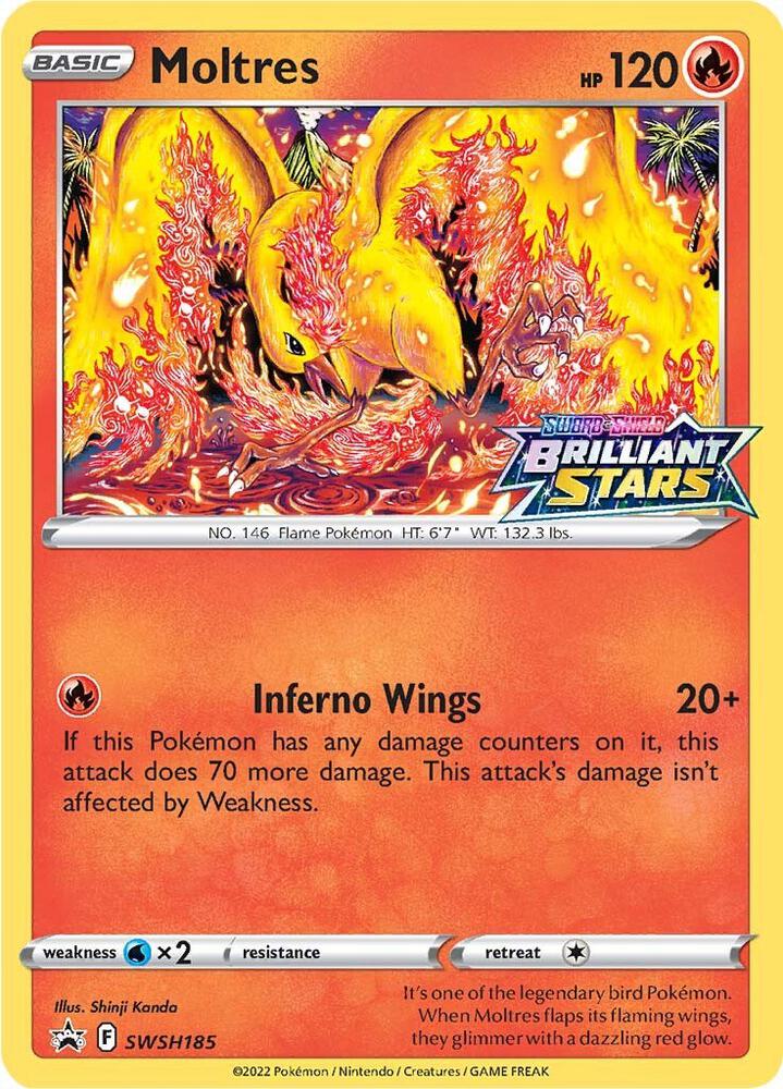 Moltres - Sword & Shield Promo Cards