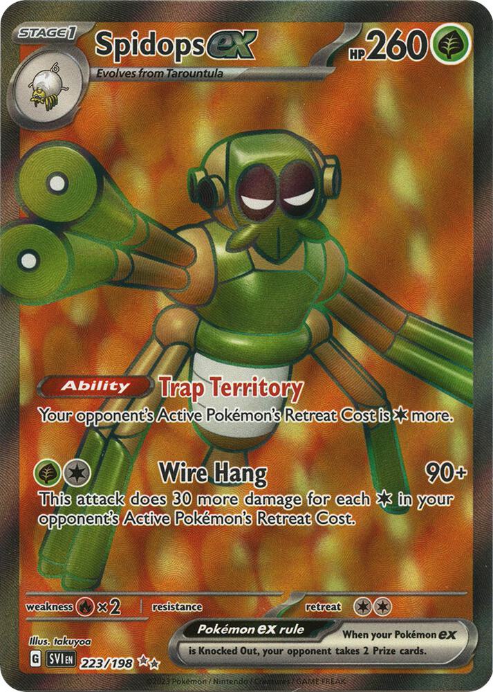Spidops ex - Scarlet & Violet Base