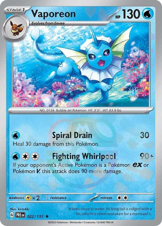 Vaporeon (Master Ball Pattern) - Prismatic Evolutions