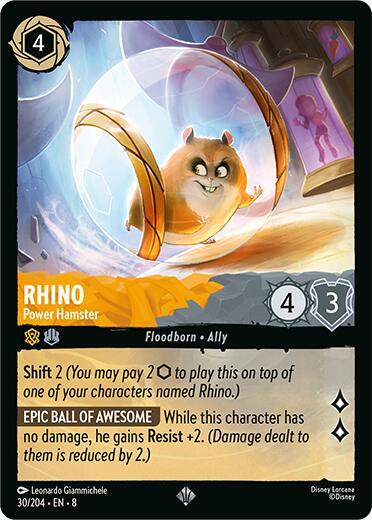 Rhino - Power Hamster - Reign of Jafar (8) Cold Foil