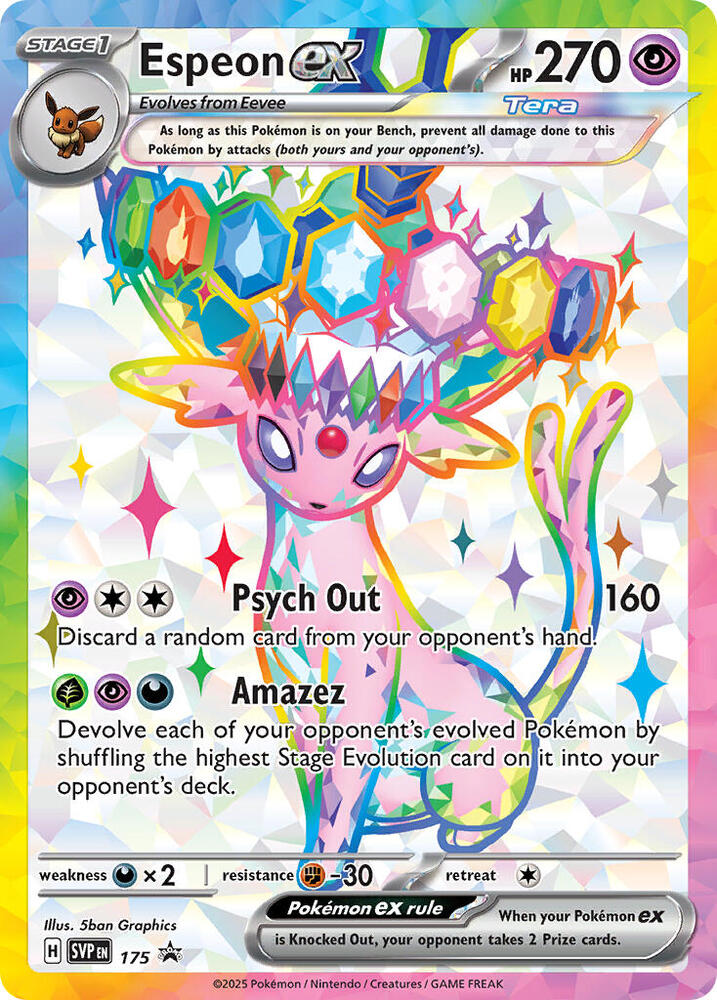 Espeon ex - Scarlet & Violet Promo Cards