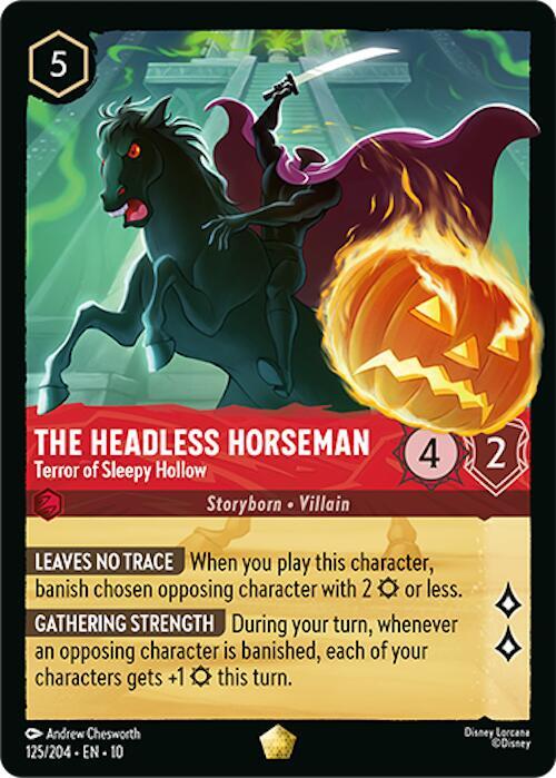 The Headless Horseman - Terror of Sleepy Hollow - Whispers in the Well (10) Cold Foil
