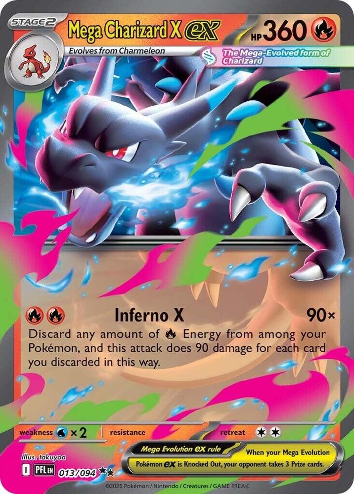 Mega Charizard X ex - Phantasmal Flames