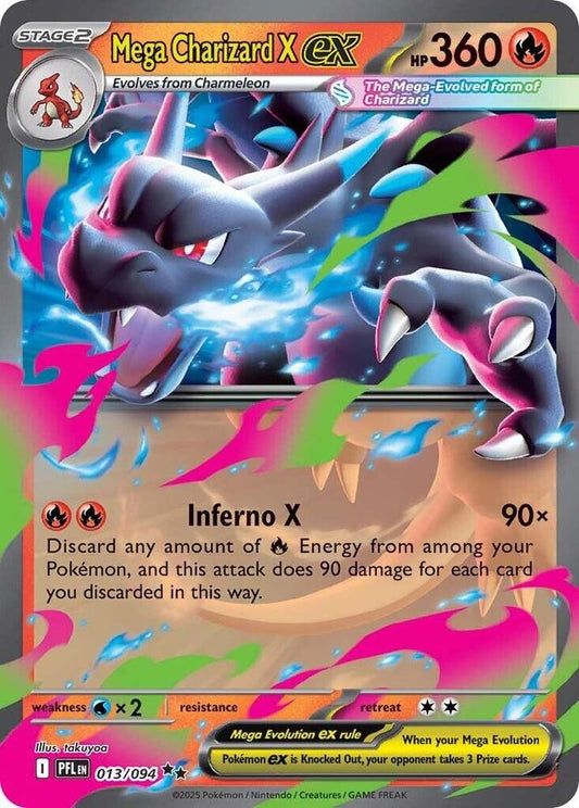 Mega Charizard X ex - Phantasmal Flames