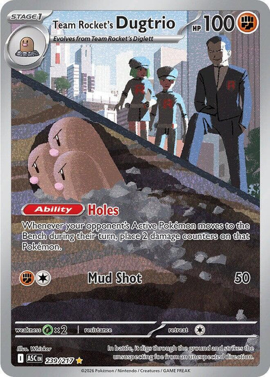 Team Rocket's Dugtrio - Ascended Heroes