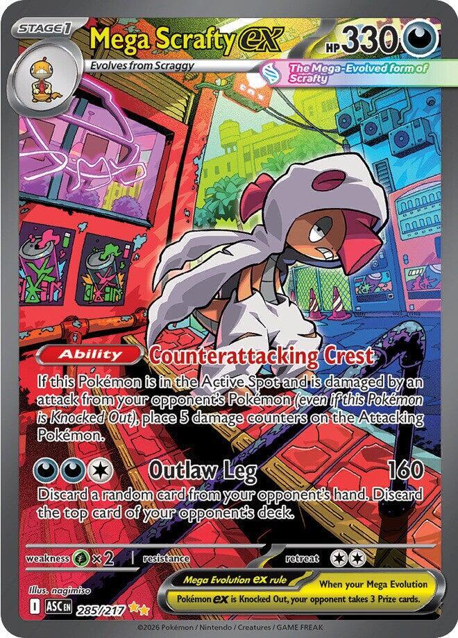 Mega Scrafty ex - Ascended Heroes