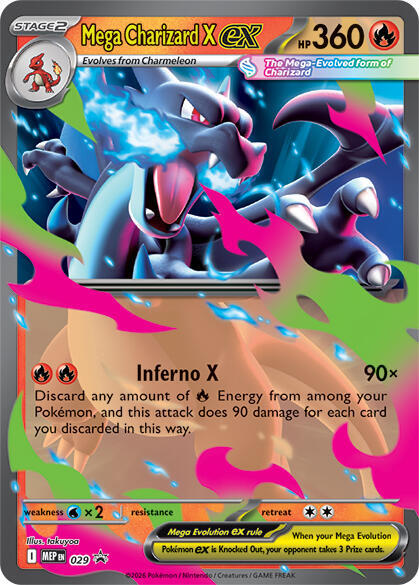 Mega Charizard X ex - Mega Evolution Promo
