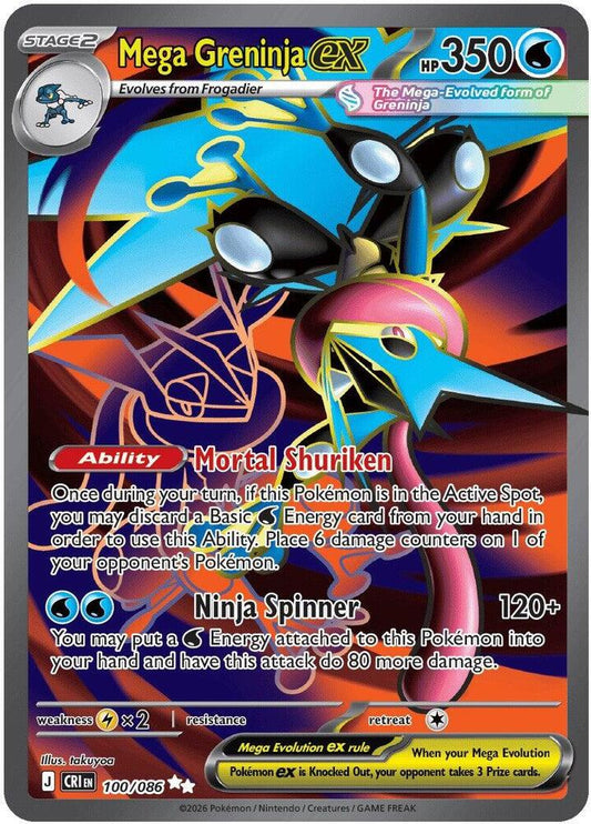 Mega Greninja ex - Chaos Rising