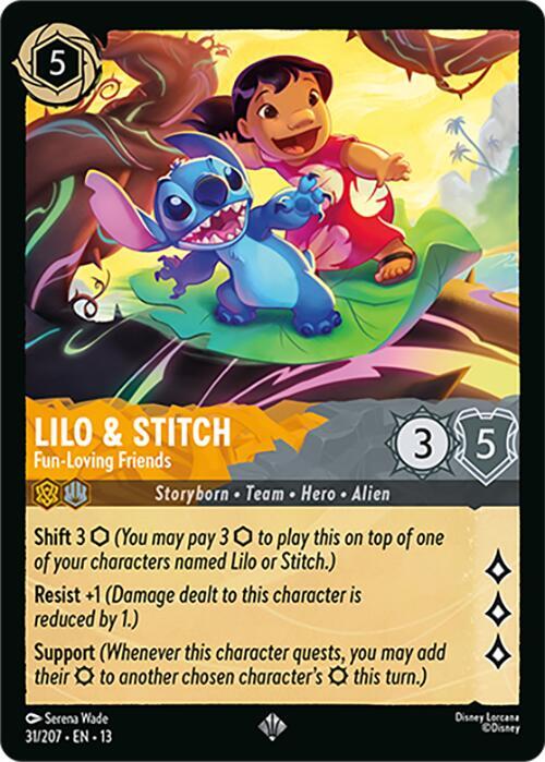 Lilo & Stitch - Fun-Loving Friends - Attack of the Vine! (13) Cold Foil
