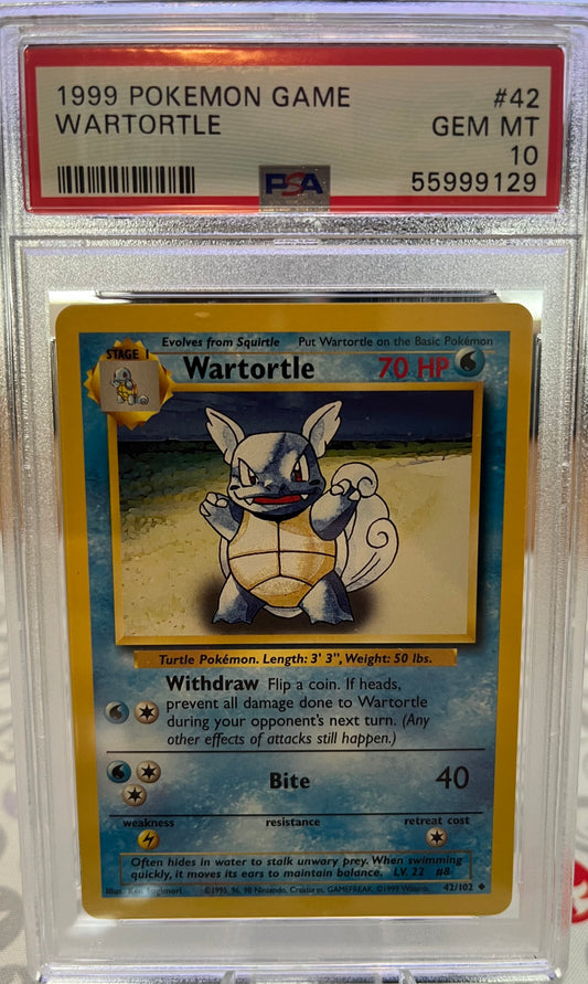 1999 Wartortle - PSA 10