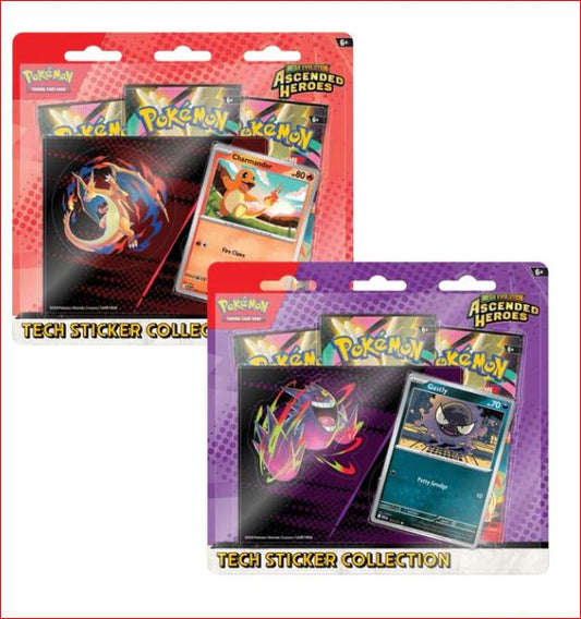 Mega Evolution: Ascended Heroes Tech Sticker Collection