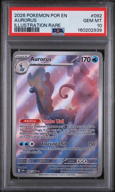 Aurorus - Perfect Order - PSA 10