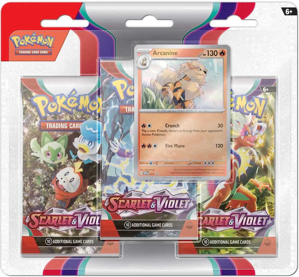 Scarlet & Violet Base Set 3-Pack Blister