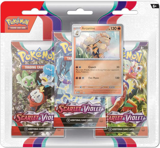 Scarlet & Violet Base Set 3-Pack Blister