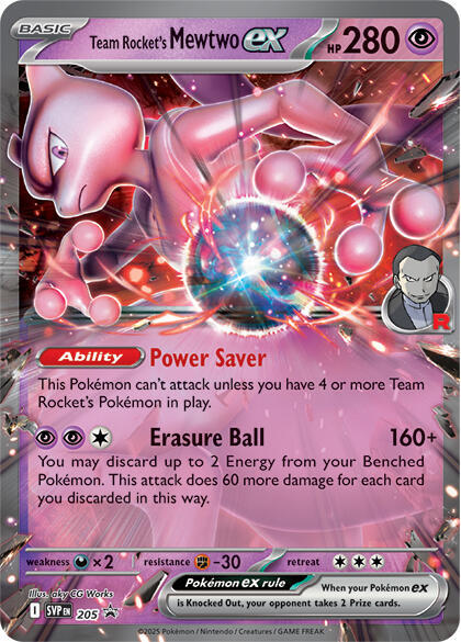 Team Rocket's Mewtwo ex - Promo