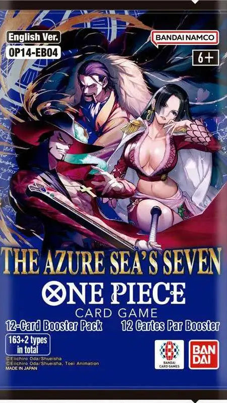 The Azure Sea's Seven Sleeved Booster Pack OP14