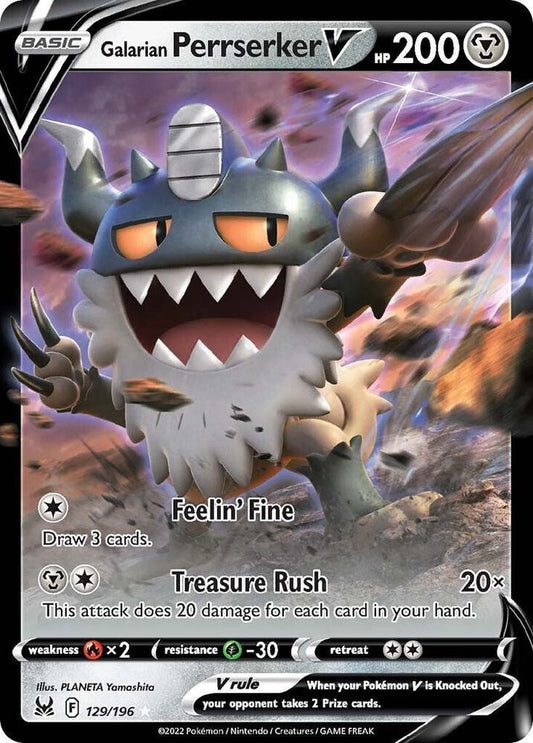 Galarian Perrserker V - Lost Origin