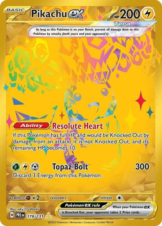 Pikachu ex - Prismatic Evolutions