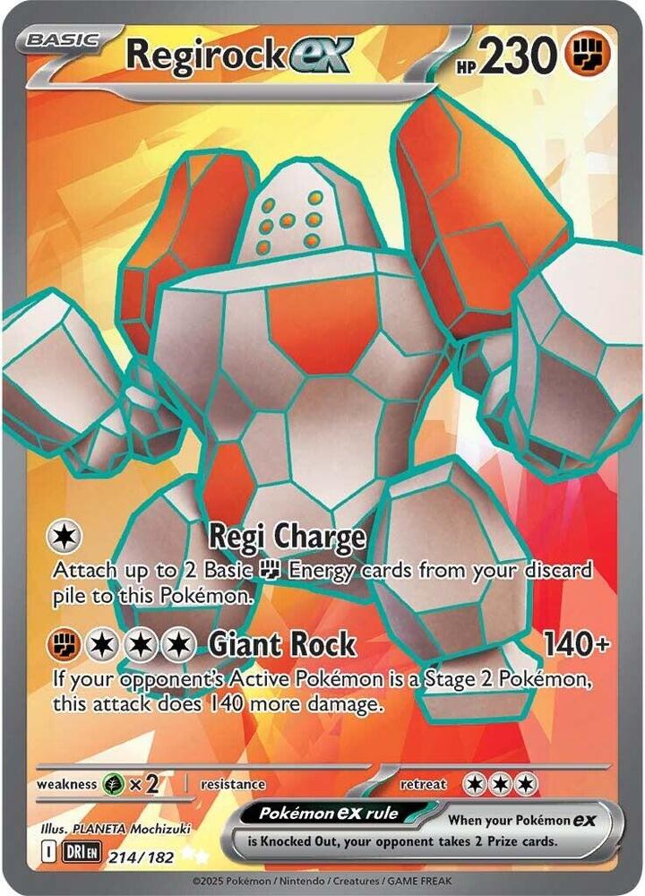 Regirock ex - Destined Rivals