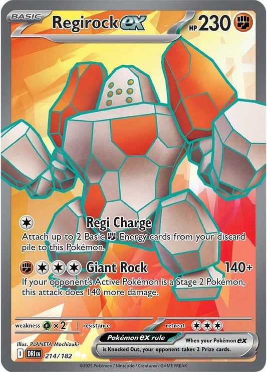 Regirock ex - Destined Rivals